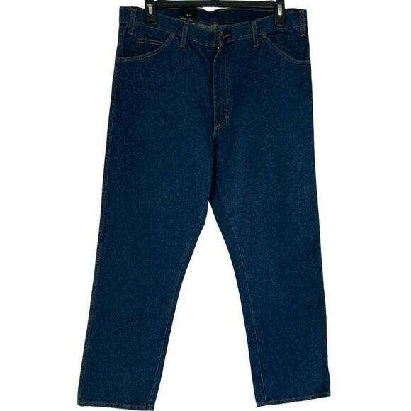Dickies Jeans Men's Size 38X30 Relaxed Fit Straight Leg Blue Medium Wash Denim - Picture 1 of 11